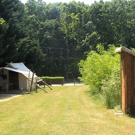 Tente Trappeur Ada, Au Jardin De La Vouivre Saint-Vincent-en-Bresse Exterior photo